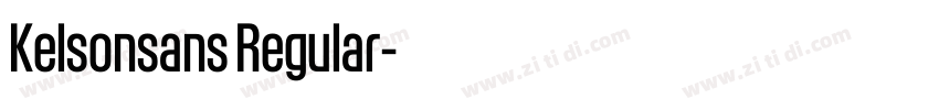 Kelsonsans Regular字体转换 Kelsonsans Regular字体转换